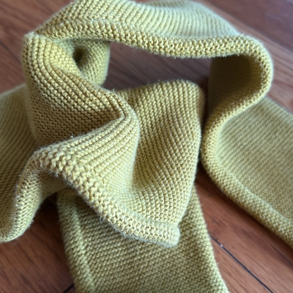 Fin & Vince cotton kimono knit mustard cardigan and overalls matching set 2/3T - Picture 10 of 11